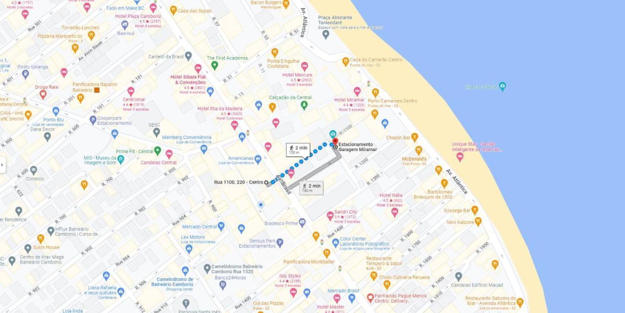 Balneário Camboriú Jgd94 - Ao Lado Do Calcadao, Climatizado, Wi-Fi 아파트 외부 사진
